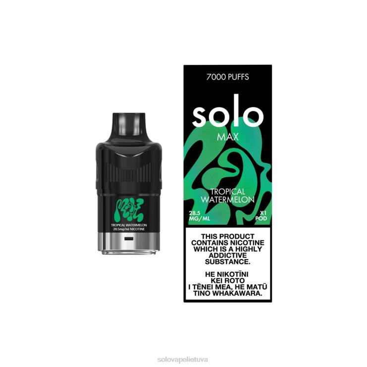 Solo MAX ankštis tropinis arbūzas 6H68F82 | Solo Vape Kaina