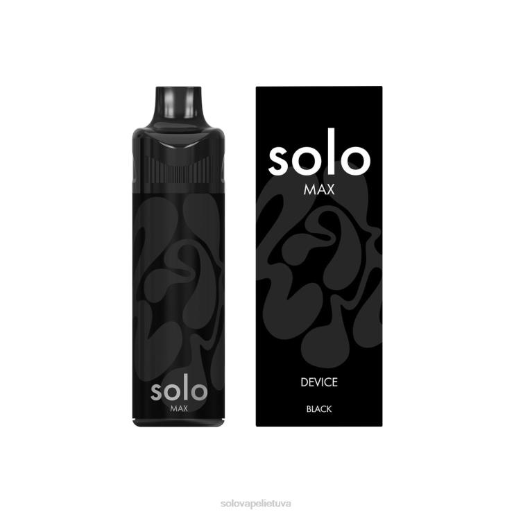 Solo MAX pod įrenginys juodas 6H68F72 | Solo Vape Near Me