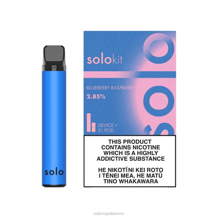 Solo ankšties rinkinys mėlynių aviečių 6H68F43 | Solo Vape Disposable
