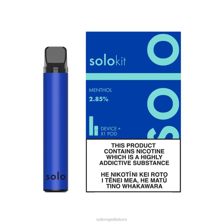 Solo ankšties rinkinys mentolis 6H68F47 | Solo Vape Disposable