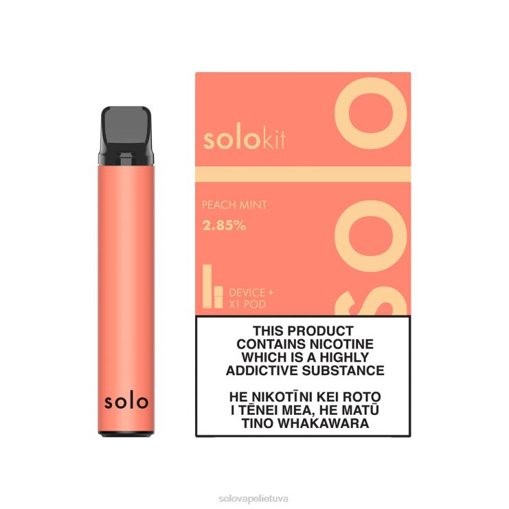 Solo ankšties rinkinys persikų mėtų 6H68F44 | Solo Vape Near Me