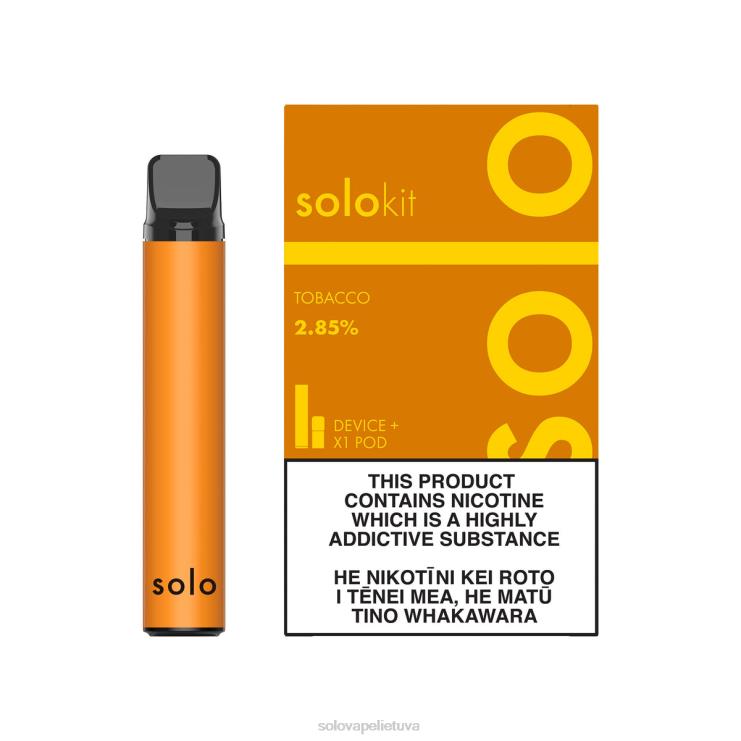 Solo ankšties rinkinys tabakas 6H68F48 | Solo Vape Near Me