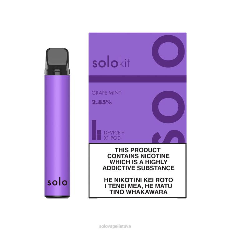 Solo ankšties rinkinys vynuogių mėtų 6H68F45 | Solo Vape Lietuva