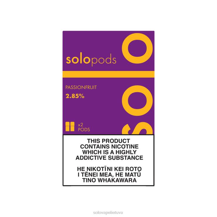 Solo pakaitinė dėžutė 2 pak pasifloros vaisius 6H68F56 | Solo Vape Near Me