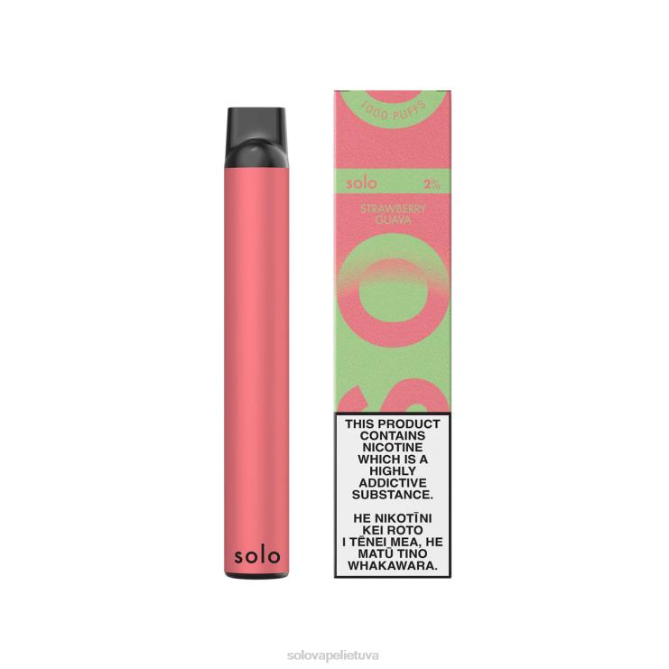 Solo vienkartinė vape rojaus kolekcija braškių gvajavos 6H68F21 | Solo Vape Lietuva