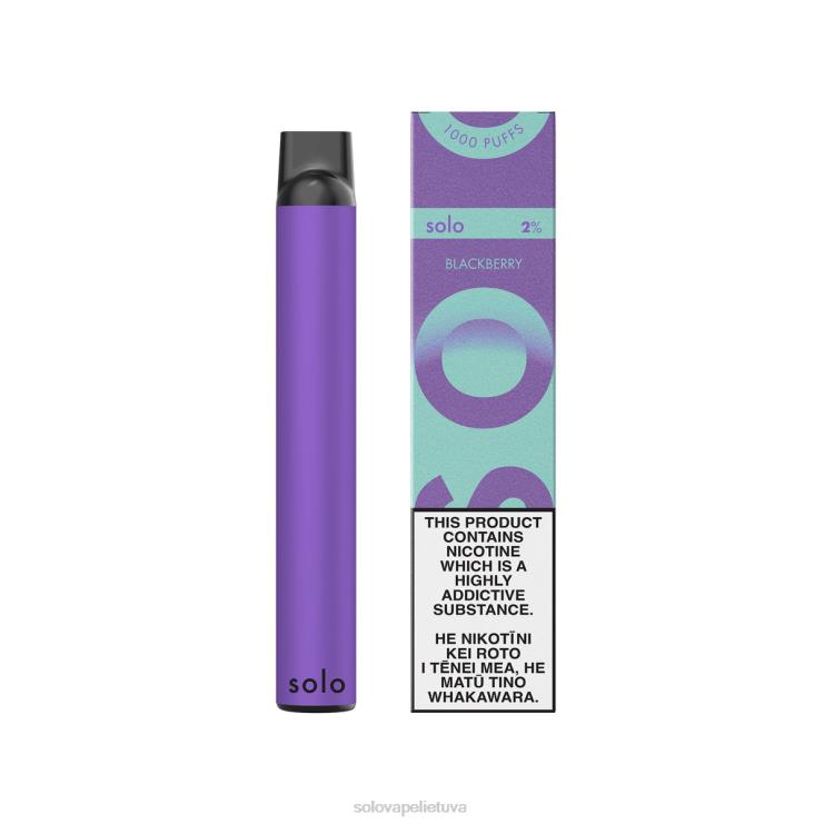 Solo vienkartinė vape rojaus kolekcija gervuogė 6H68F22 | Solo Vape Kaina