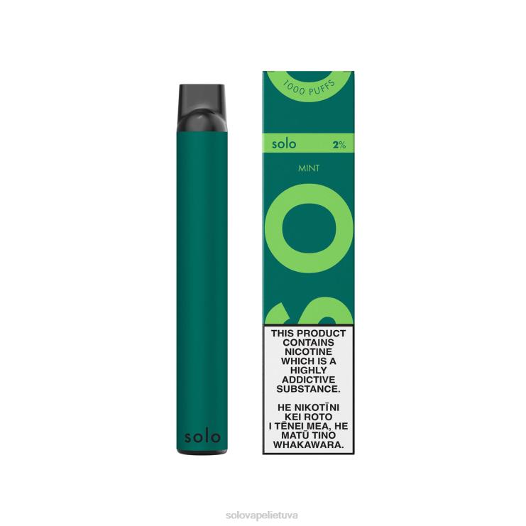 Solo vienkartiniai garai mėtų 6H68F1 | Solo Vape Lietuva