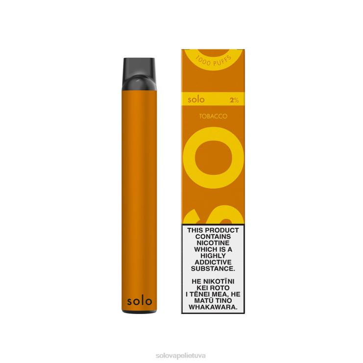 Solo vienkartiniai garai tabakas 6H68F17 | Solo Vape Lietuva
